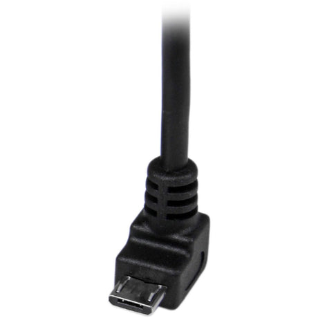 StarTech.com 2m Micro USB Cable - A to Down Angle Micro B — USBAUB2MD