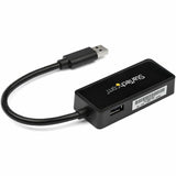 StarTech.com USB 3.0 to Gigabit Ethernet Adapter NIC w/ USB Port - Black — USB31000SPTB