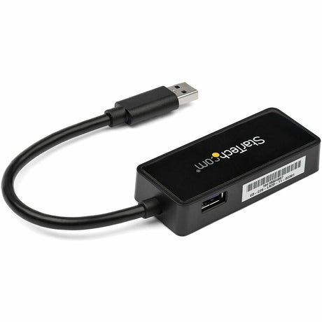 StarTech.com USB 3.0 to Gigabit Ethernet Adapter NIC w/ USB Port - Black — USB31000SPTB