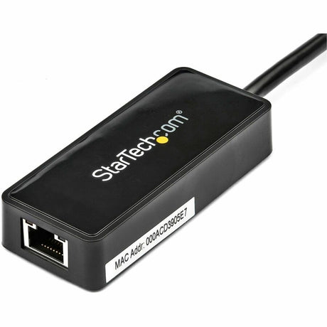 StarTech.com USB 3.0 to Gigabit Ethernet Adapter NIC w/ USB Port - Black — USB31000SPTB