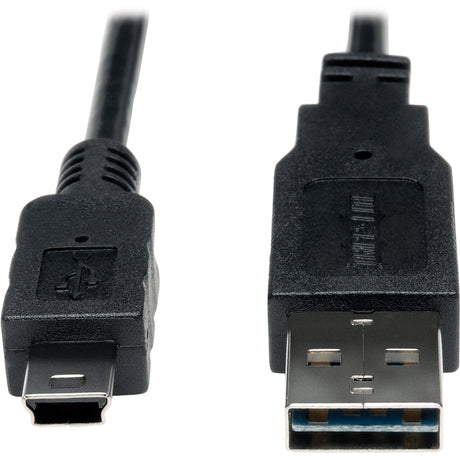 Eaton Tripp Lite Series Universal Reversible USB 2.0 Converter Adapter Cable (Reversible A to 5Pin Mini B M/M), 3 ft. (0.91 m) — UR030-003
