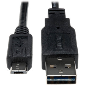 Eaton Tripp Lite Series Universal Reversible USB 2.0 Cable (Reversible A to 5Pin Micro B M/M), 3 ft. (0.91 m) — UR050-003
