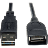 Eaton Tripp Lite Series Universal Reversible USB 2.0 Extension Cable (Reversible A to A M/F), 1 ft. (0.31 m) — UR024-001