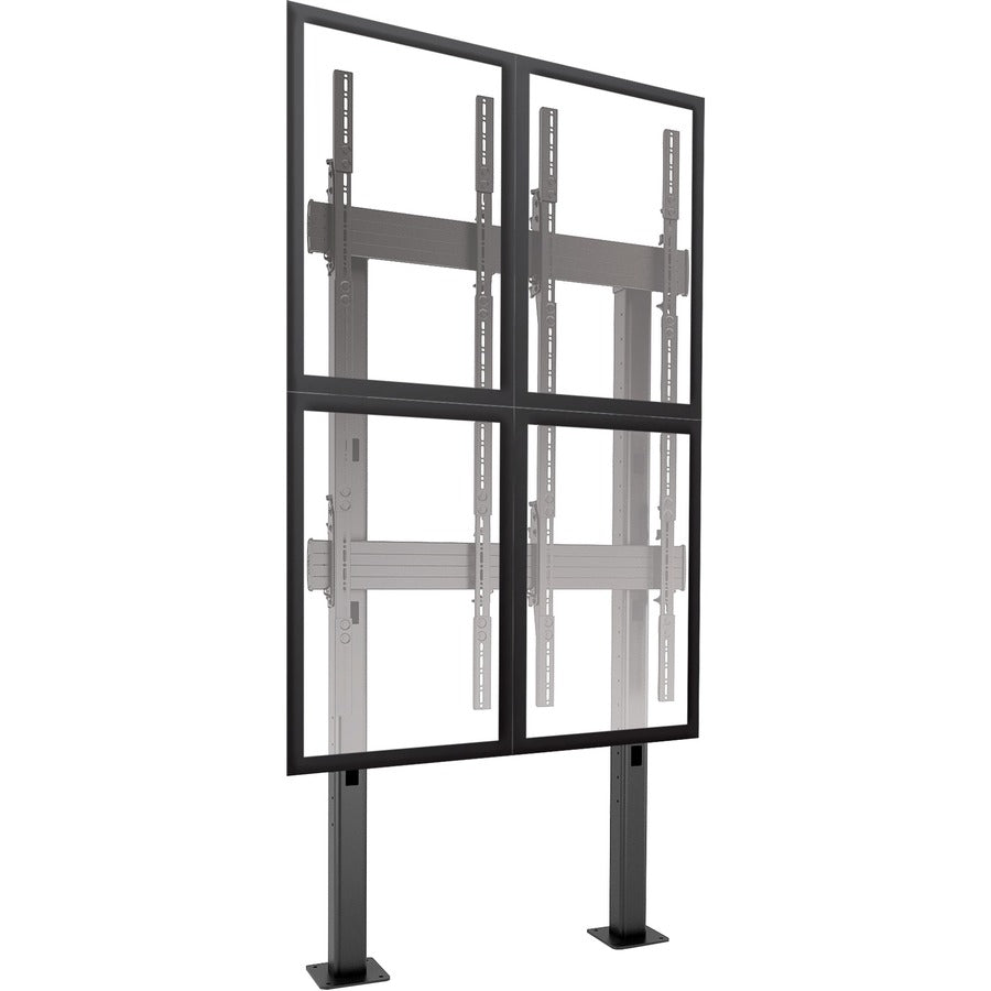 Chief FUSION 2 x 2 Portrait Micro-Adjustable Large Bolt-Down Freestanding Video Wall — LBM2X2UP