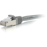 C2G-2ft Cat6 Snagless Shielded (STP) Network Patch Cable - Gray — 00775