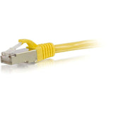 C2G-2ft Cat6 Snagless Shielded (STP) Network Patch Cable - Yellow — 00860