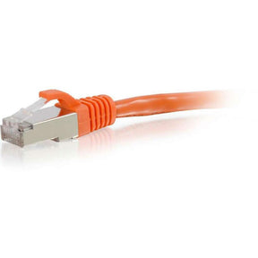 C2G-5ft Cat6 Snagless Shielded (STP) Network Patch Cable - Orange — 00880