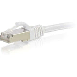 C2G-3ft Cat6 Snagless Shielded (STP) Network Patch Cable - White — 00916