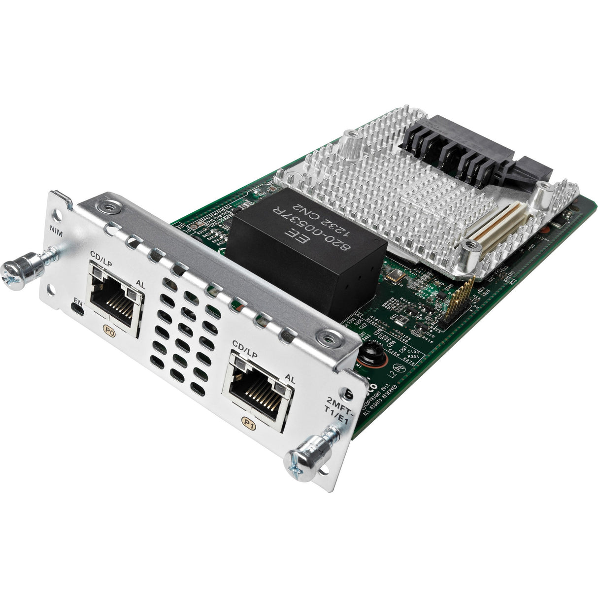 Cisco 2 port Multi-flex Trunk Voice/Clear-channel Data T1/E1 Module — NIM-2MFT-T1/E1=