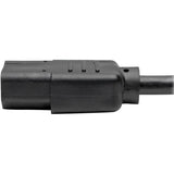 Eaton Tripp Lite Series Desktop Computer AC Power Cable, NEMA 5-15P to C13 - 13A, 125V, 16 AWG, 8 ft. (2.43 m), Black — P006-008-13A