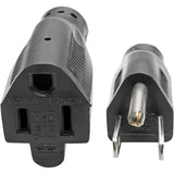 Eaton Tripp Lite Series Power Extension Cord, NEMA 5-15P to NEMA 5-15R - Heavy-Duty, 15A, 120V, 14 AWG, 3 ft. (0.91 m), Black — P024-003