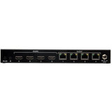 Eaton Tripp Lite Series 4 x 4 HDMI over Cat5/6 Matrix Splitter Switch, Box-Style Transmitter for Video/Audio, Up to 175 ft. (53 m), TAA — B126-4X4