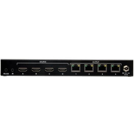 Eaton Tripp Lite Series 4 x 4 HDMI over Cat5/6 Matrix Splitter Switch, Box-Style Transmitter for Video/Audio, Up to 175 ft. (53 m), TAA — B126-4X4