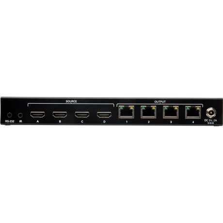 Eaton Tripp Lite Series 4 x 4 HDMI over Cat5/6 Matrix Splitter Switch, Box-Style Transmitter for Video/Audio, Up to 175 ft. (53 m), TAA — B126-4X4