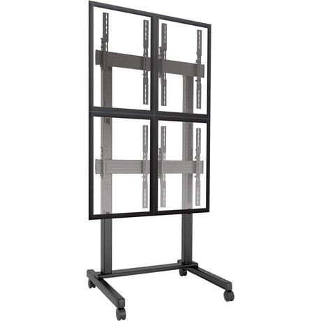Chief FUSION 2 x 2 Portrait Micro-Adjustable Large Freestanding Video Wall Cart — LVM2X2UP
