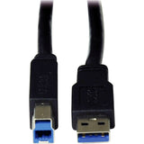 Eaton Tripp Lite Series USB 3.0 SuperSpeed Active Repeater Cable (A to B M/M), 25 ft. (7.62 m) — U328-025