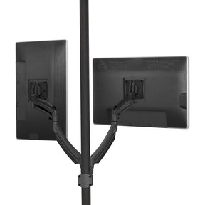 Chief Kontour Dynamic Pole Dual Monitor Mount - For Displays 10-30" - Black — K1P220B