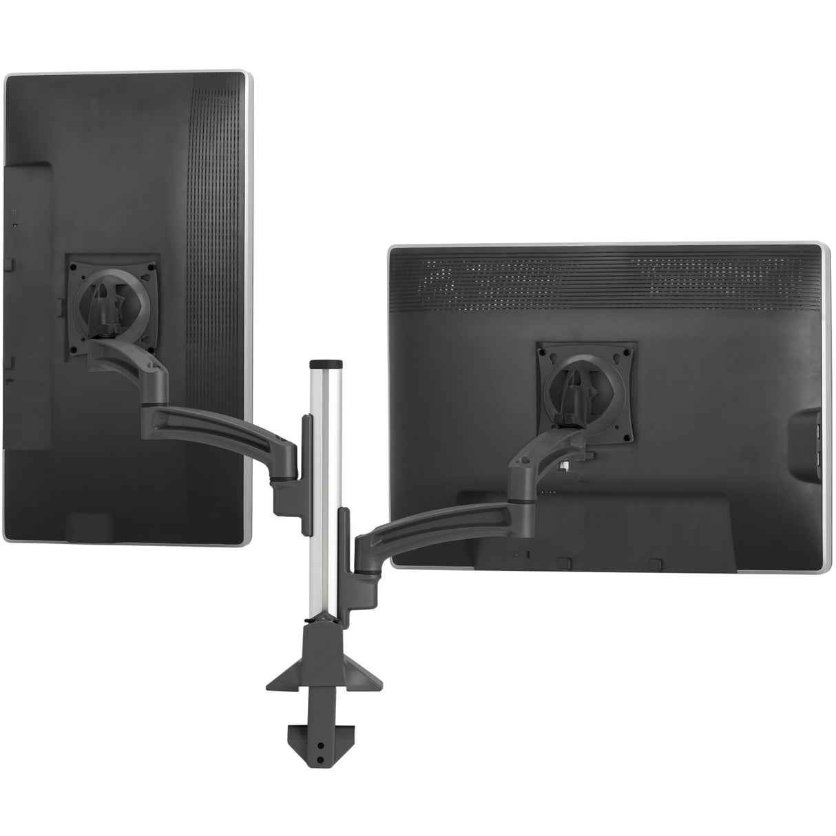 Chief Kontour Articulating Colum Dual Monitor Desk Mount - For Displays 10-32" - Black — K2C220B