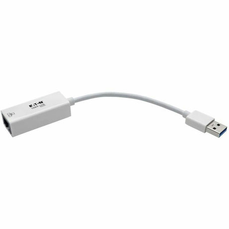 Eaton Tripp Lite Series USB 3.0 to Gigabit Ethernet NIC Network Adapter - 10/100/1000 Mbps, White — U336-000-GBW