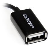 StarTech.com 5in Right Angle Micro USB to USB OTG Host Adapter M/F — UUSBOTGRA