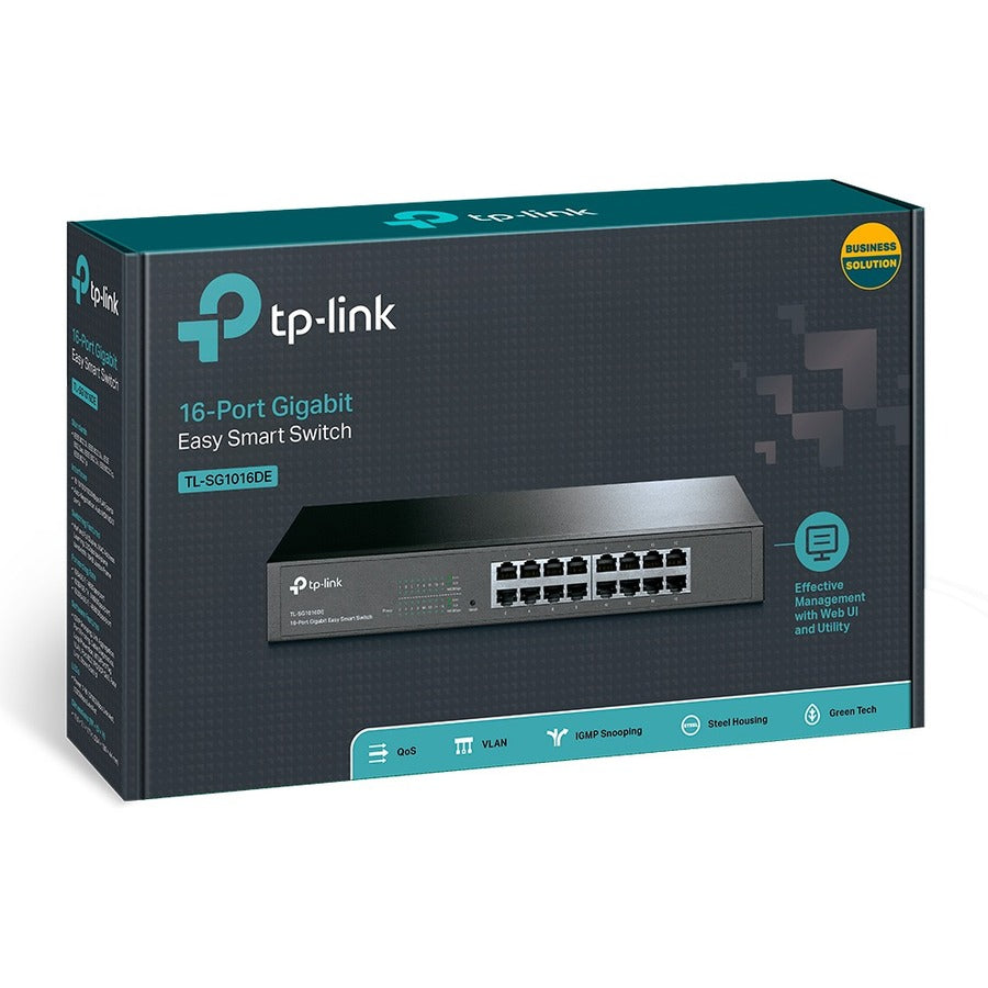 TP-LINK TL-SG1016DE - 16-Port Gigabit Easy Smart Switch — TL-SG1016DE
