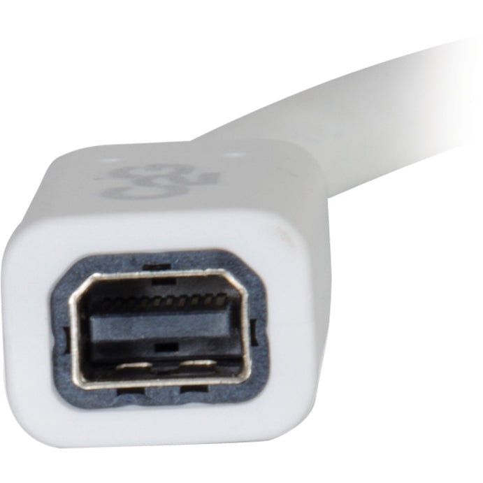 C2G 6ft Mini DisplayPort Extension Cable M/F - White — 54414