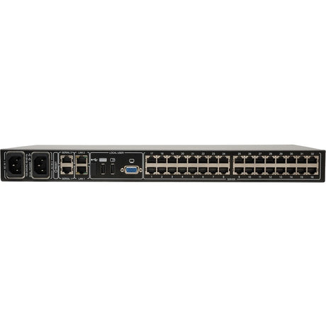 Eaton Tripp Lite Series NetCommander 32-Port Cat5 KVM over IP Switch - 2 Remote + 1 Local User, 16 USB Dongles, 1U Rack-Mount, TAA — B072-032-IP2-K