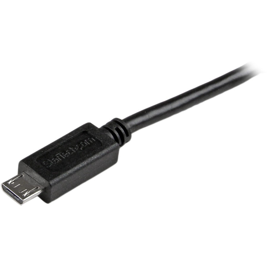 StarTech.com 6 ft Mobile Charge Sync USB to Slim Micro USB Cable for Smartphones and Tablets - A to Micro B M/M — USBAUB6BK