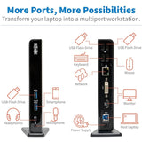 Eaton Tripp Lite Series USB 3.x (5Gbps) Laptop Dock - HDMI, DVI Video, Audio, USB, Ethernet — U342-DHG-402