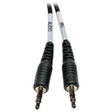 Eaton Tripp Lite Series 3.5 mm 4-Position to 3.5 mm 3-Position Audio Headset Splitter Adapter Cable (F/2xM), 6 in. (15.2 cm) — P318-06N-FMM