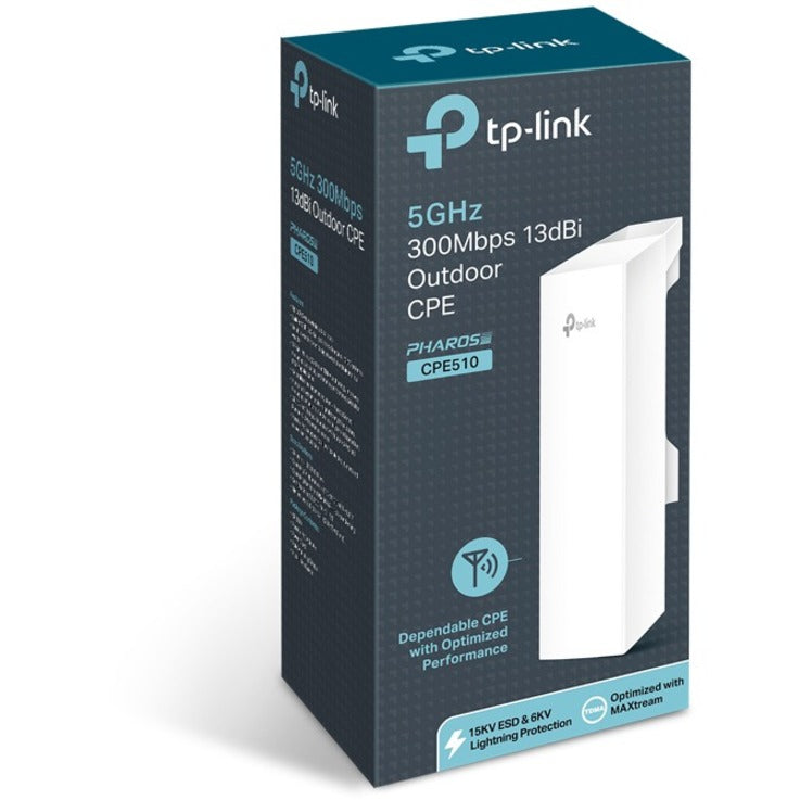TP-Link CPE510 - 5GHz N300 Long Range Outdoor CPE for PtP and PtMP Transmission — CPE510