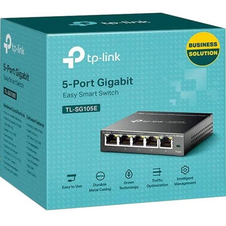 TP-LINK TL-SG105E - 5-Port Gigabit Easy Smart Switch — TL-SG105E