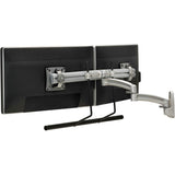 Chief Kontour Dual Monitor Arm Wall Mount - For Displays 10-24" - Silver — K2W22HS