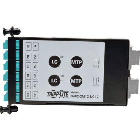 Eaton Tripp Lite Series 40 GB to 10 GB Breakout Cassette - (x2) 12-Fiber OM4 MTP/MPO ( Male with Pins ) to (x12) LC — N482-2M12-LC12