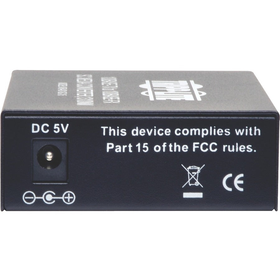 Tripp Lite by Eaton 10/100 UTP to Singlemode Fiber Media Converter RJ45 / SC 15km 1310nm — N784-001-SC-15