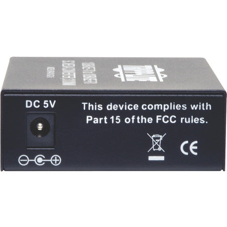 Tripp Lite by Eaton 10/100 UTP to Singlemode Fiber Media Converter RJ45 / SC 15km 1310nm — N784-001-SC-15