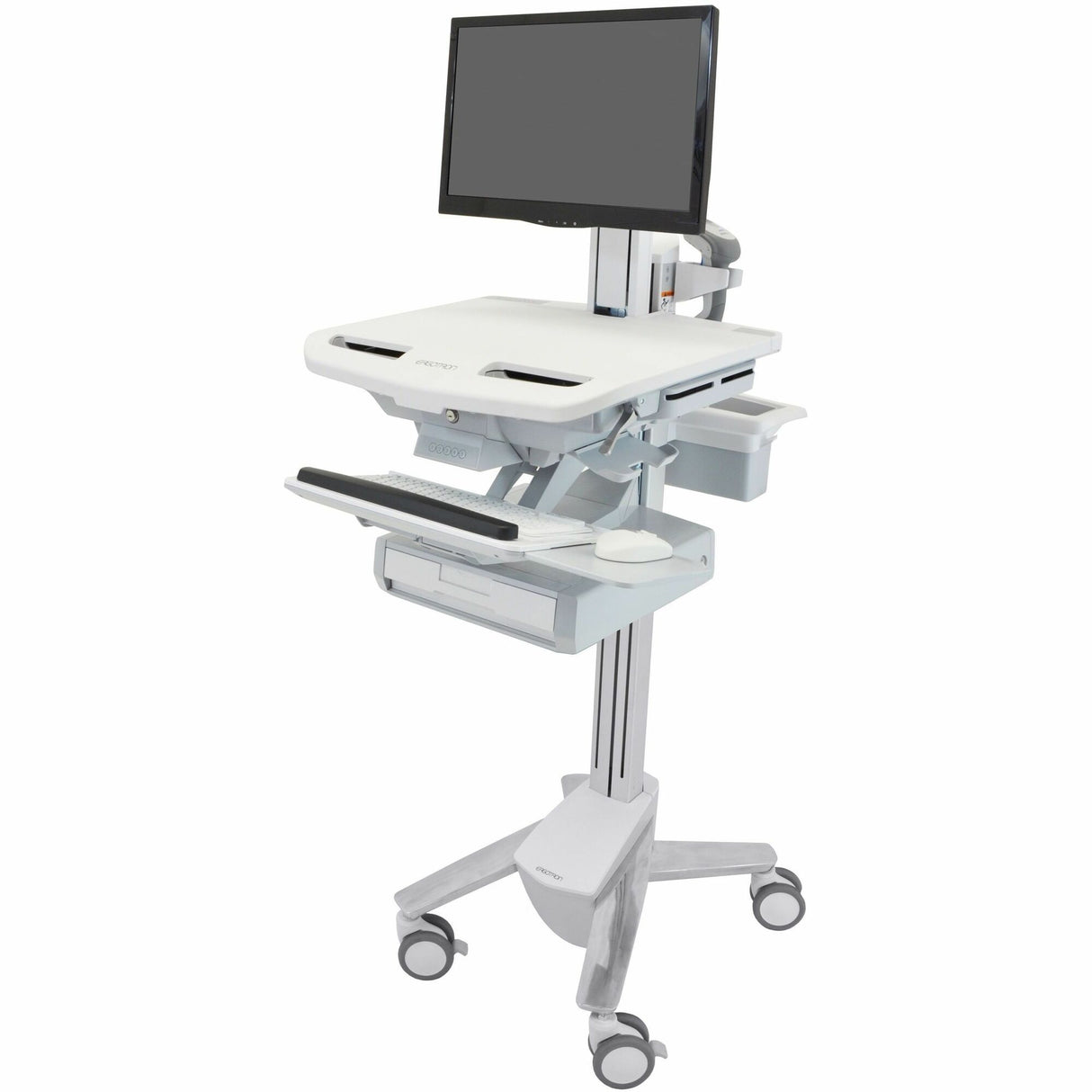 Ergotron StyleView Telepresence Cart, Dual Monitor — SV43-1310-0