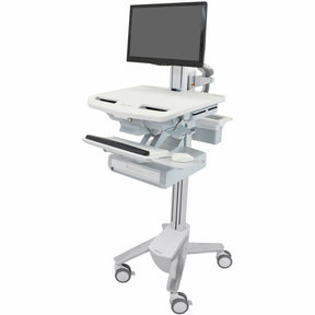 Ergotron StyleView Telepresence Cart, Dual Monitor — SV43-1310-0