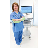 Ergotron StyleView Cart with LCD Pivot, LiFe Powered, 2 Drawers — SV44-1322-1