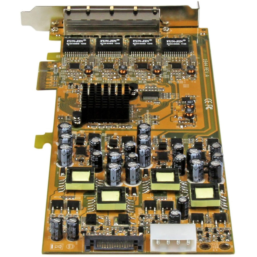 StarTech.com 4 Port Gigabit Power over Ethernet PCIe Network Card - PSE / PoE PCI Express NIC — ST4000PEXPSE