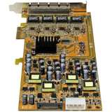 StarTech.com 4 Port Gigabit Power over Ethernet PCIe Network Card - PSE / PoE PCI Express NIC — ST4000PEXPSE
