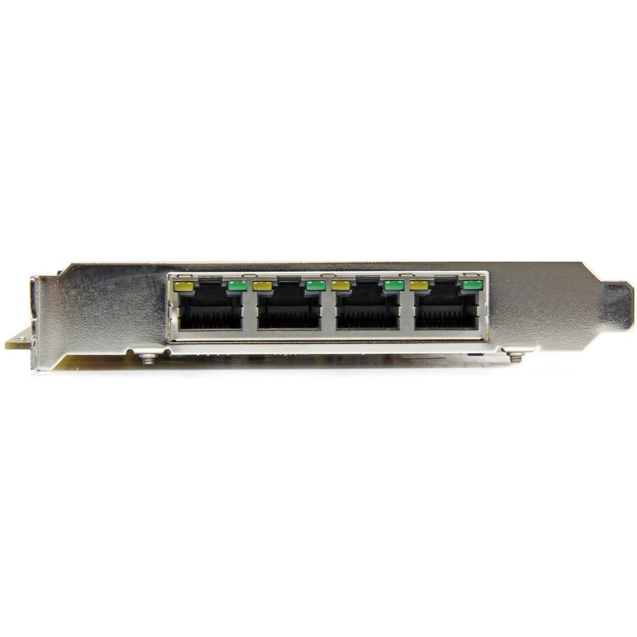 StarTech.com 4 Port Gigabit Power over Ethernet PCIe Network Card - PSE / PoE PCI Express NIC — ST4000PEXPSE