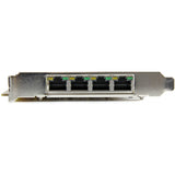 StarTech.com 4 Port Gigabit Power over Ethernet PCIe Network Card - PSE / PoE PCI Express NIC — ST4000PEXPSE