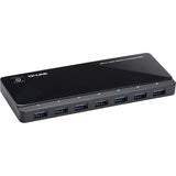 TP-Link UH720 - Powered USB Hub 3.0 with 7 USB 3.0 Data Ports and 2 Smart Charging USB Ports — UH720