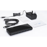TP-Link UH720 - Powered USB Hub 3.0 with 7 USB 3.0 Data Ports and 2 Smart Charging USB Ports — UH720