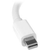 StarTech.com Travel A/V Adapter - 2-in-1 Mini DisplayPort to HDMI or VGA Converter - White — MDP2HDVGAW
