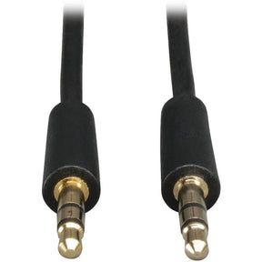 Eaton Tripp Lite Series 3.5mm Mini Stereo Audio Cable for Microphones, Speakers and Headphones (M/M), 12 ft. (3.66 m) — P312-012