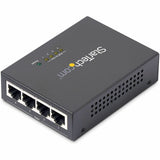 StarTech.com 4 Port Gigabit Midspan - PoE+ Injector - 802.3at and 802.3af — POEINJ4G