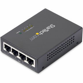 StarTech.com 4 Port Gigabit Midspan - PoE+ Injector - 802.3at and 802.3af — POEINJ4G