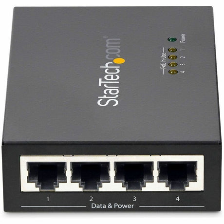 StarTech.com 4 Port Gigabit Midspan - PoE+ Injector - 802.3at and 802.3af — POEINJ4G